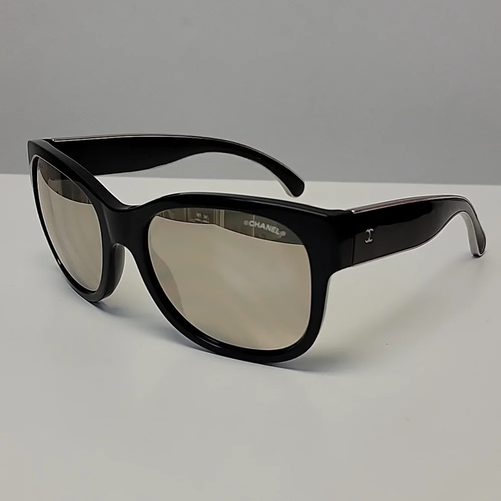 Authentic Chanel Black Sunglasses